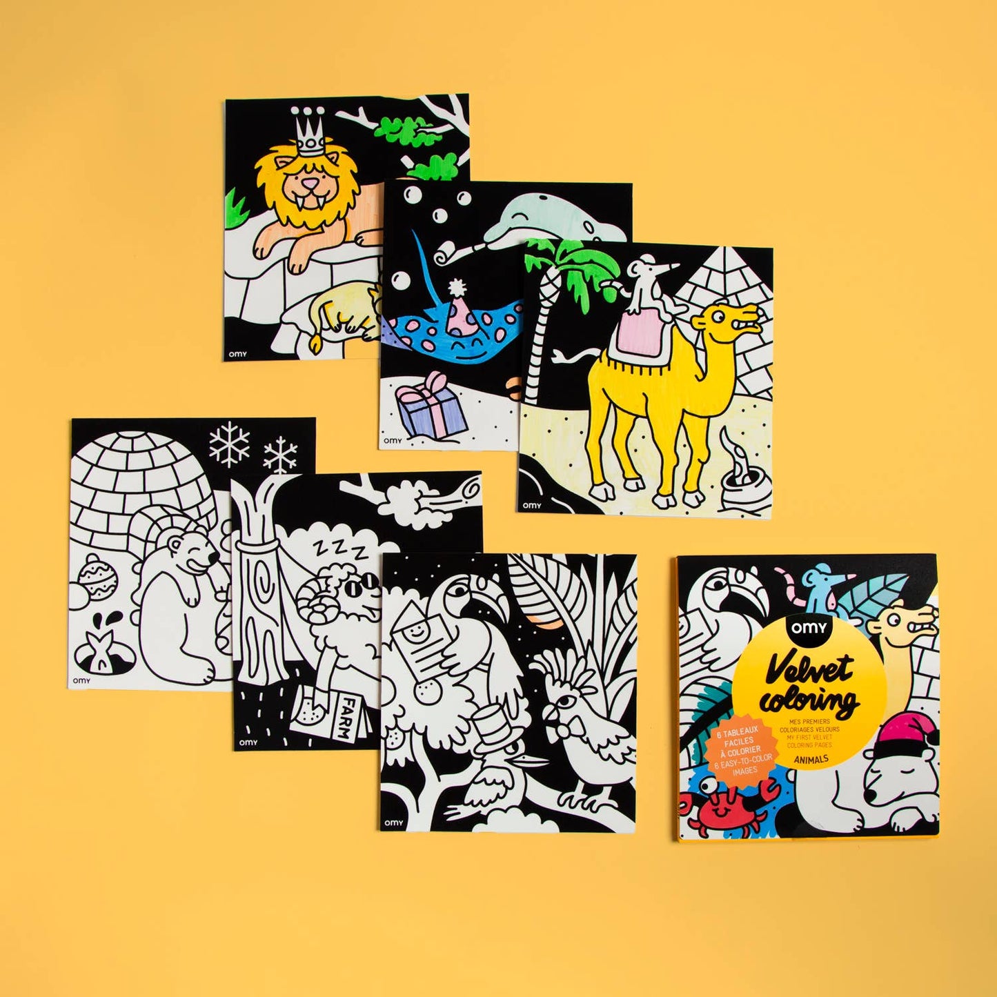 Animal Velvet Coloring by Omy