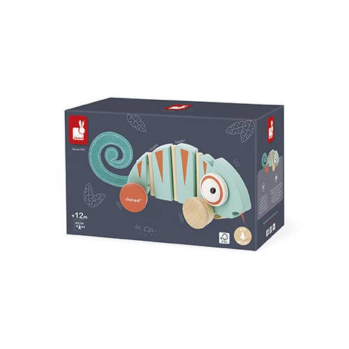 Pull Along Chameleon by Janod