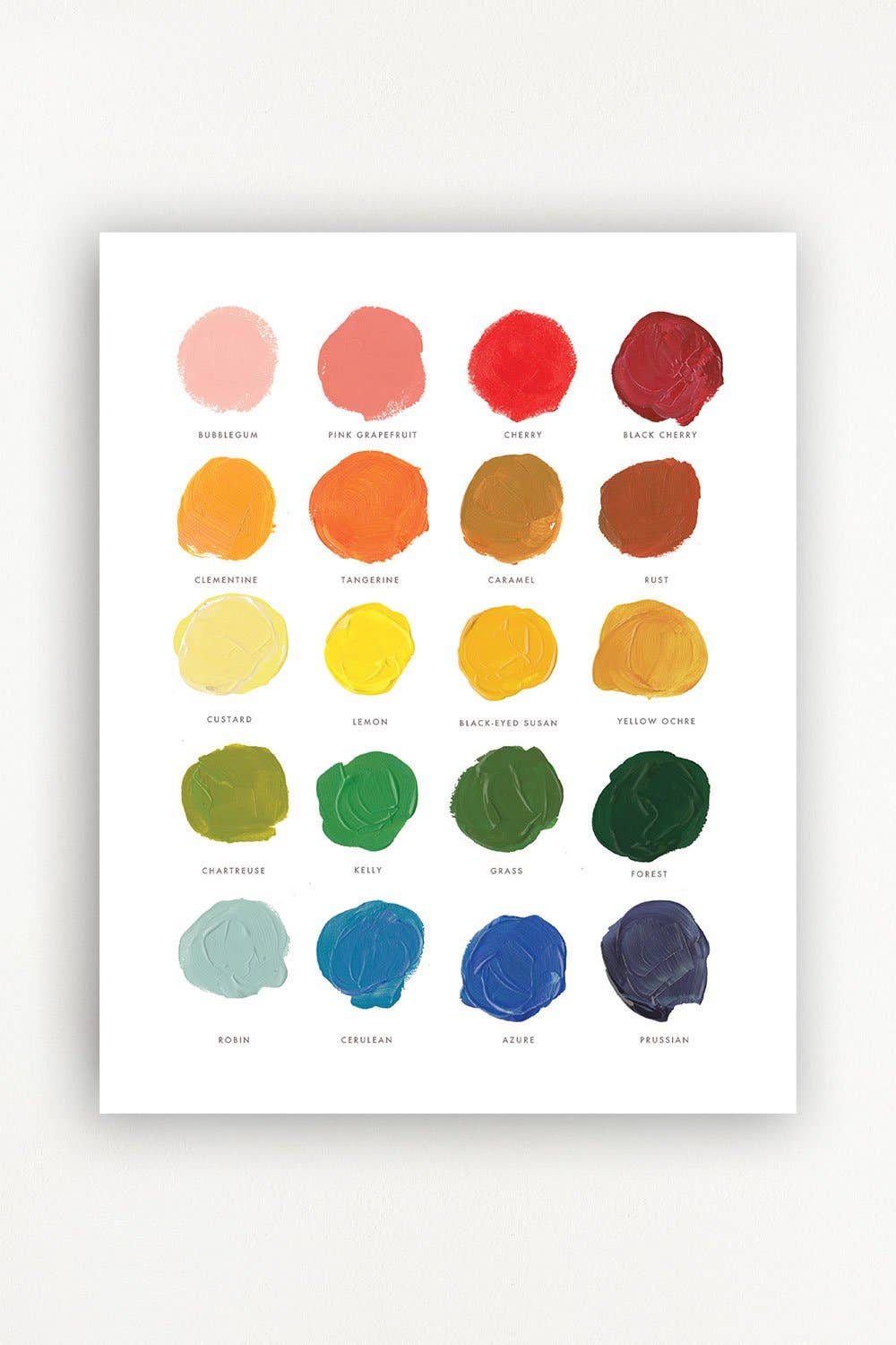 Color Mixing Art Print