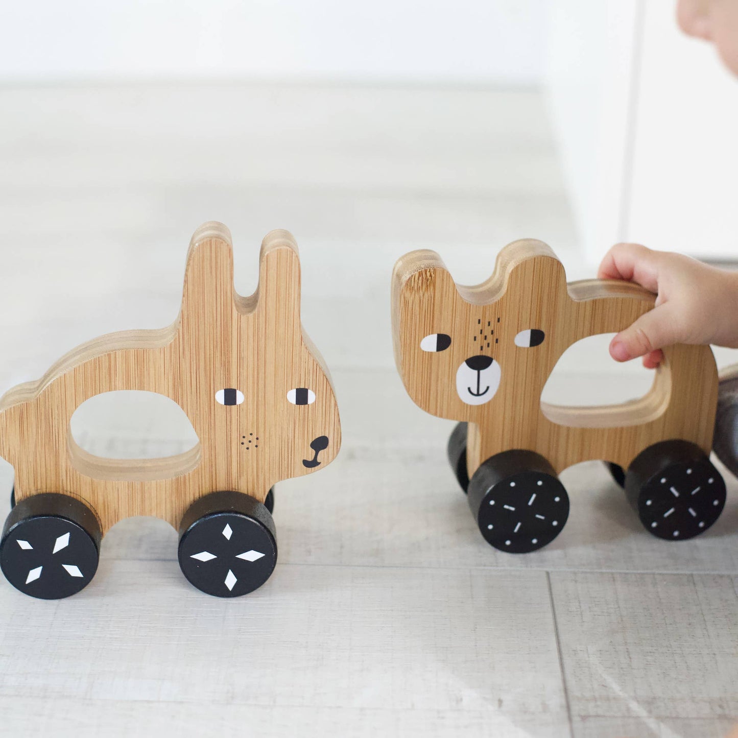 Push Toy - Bear by Wee Gallery