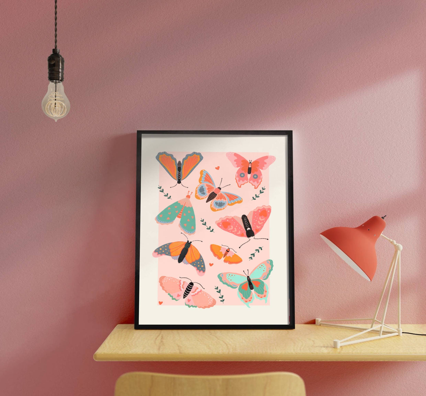 Colorful Butterfly Art Print