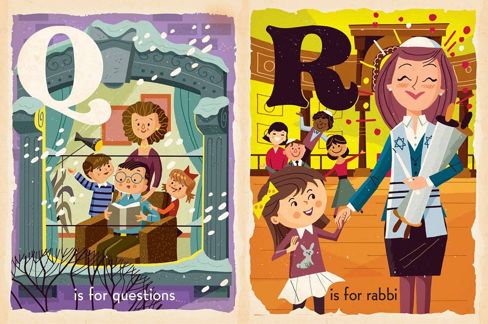 D is for Dreidel: A Hanukkah Alphabet Board Book