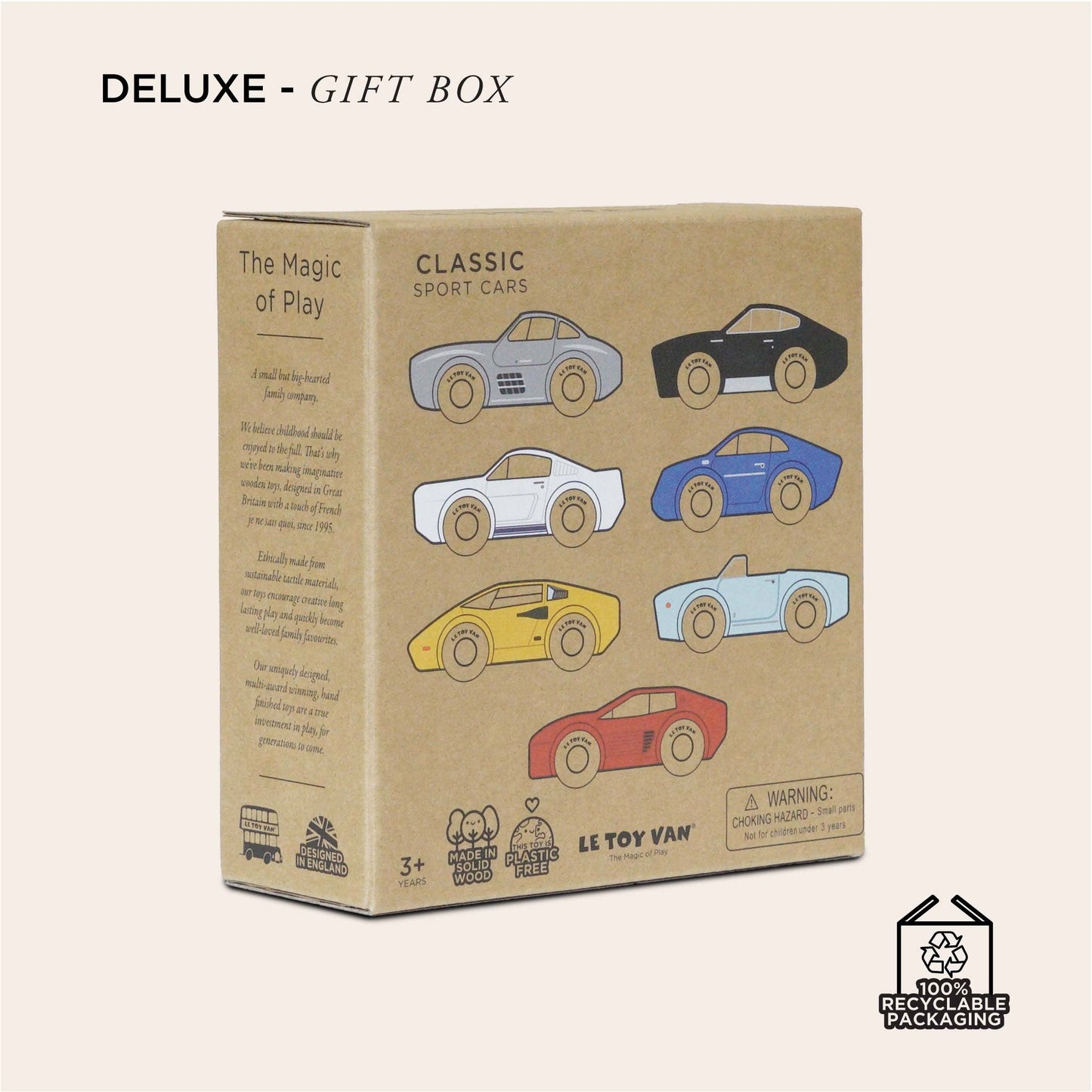 Classic Wooden Sports Cars by Le Toy Van