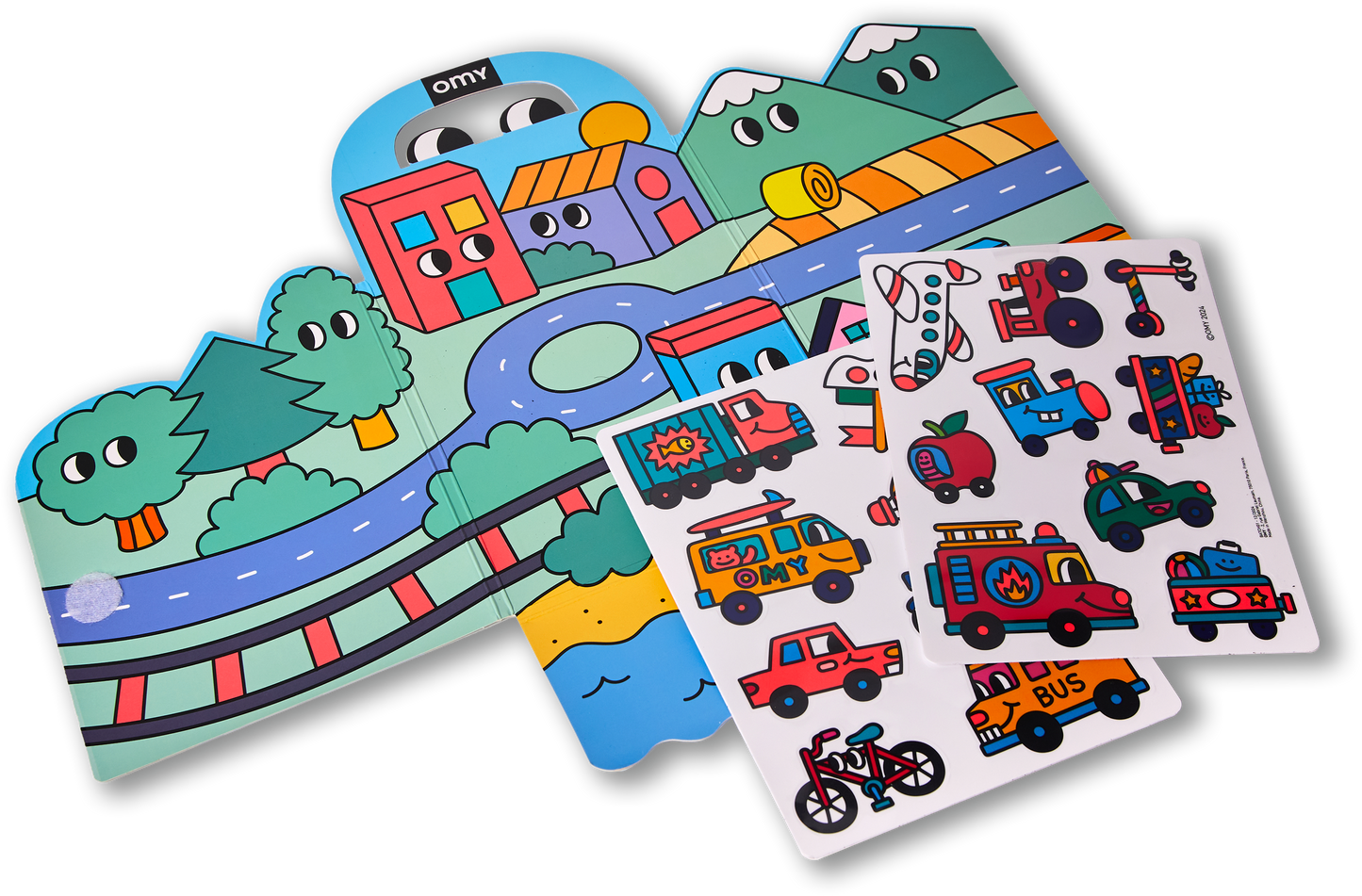 Montessori Decor Stickers - Vroom Vroom by OMY