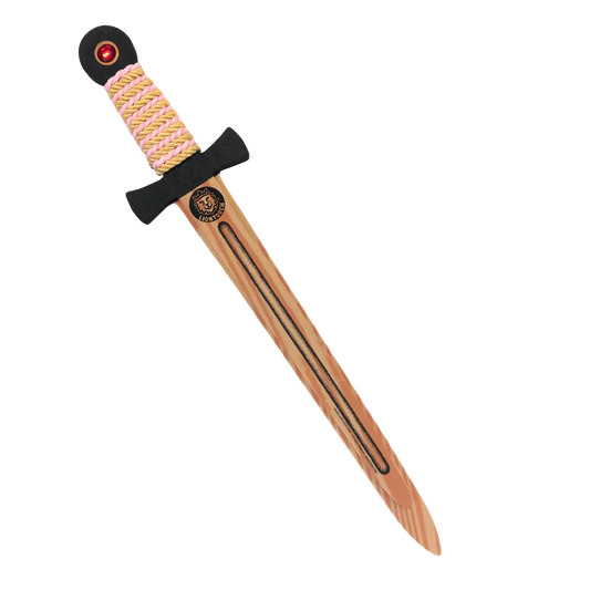 WoodyLion Foam Sword · Gold/Pink