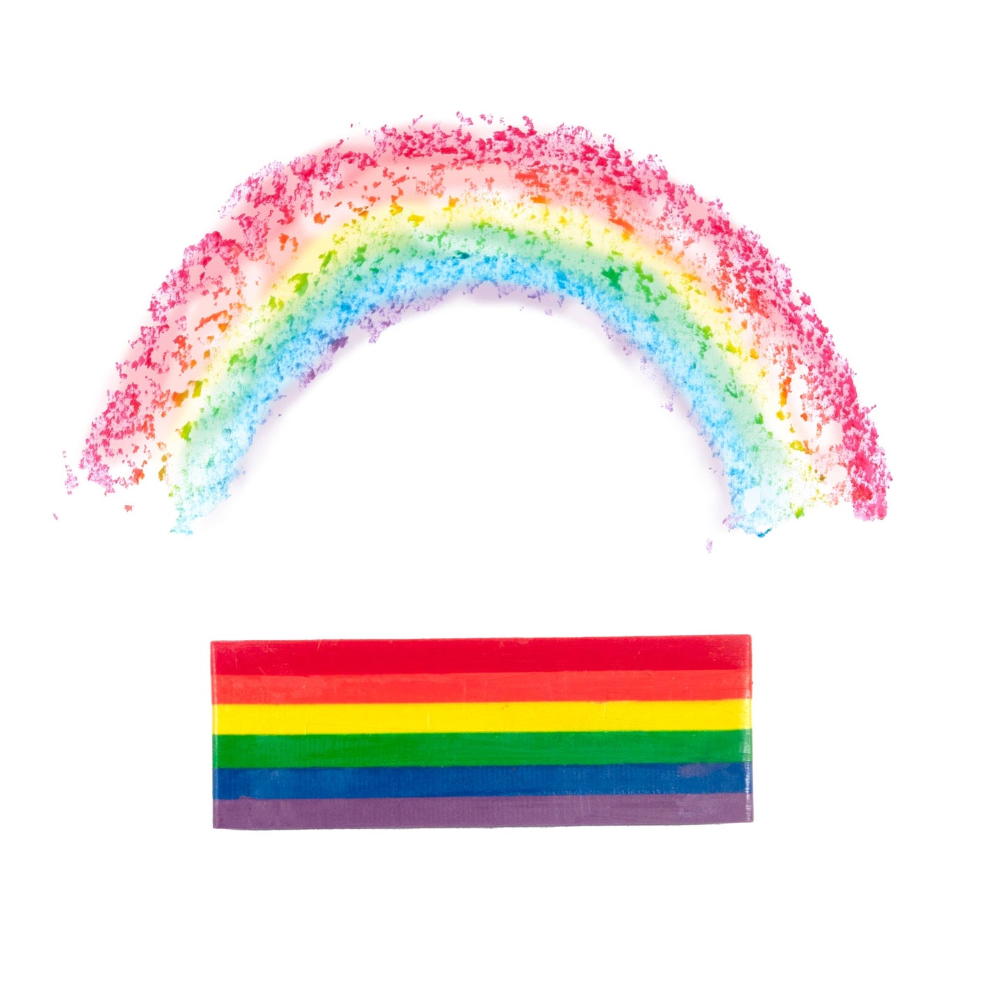 Rainbow Jumbo Crayon by eeBoo