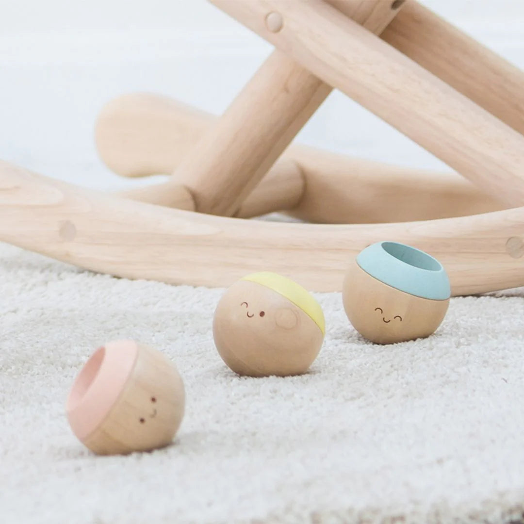 Pastel Sensory Tumbling Toys by Plan Toys