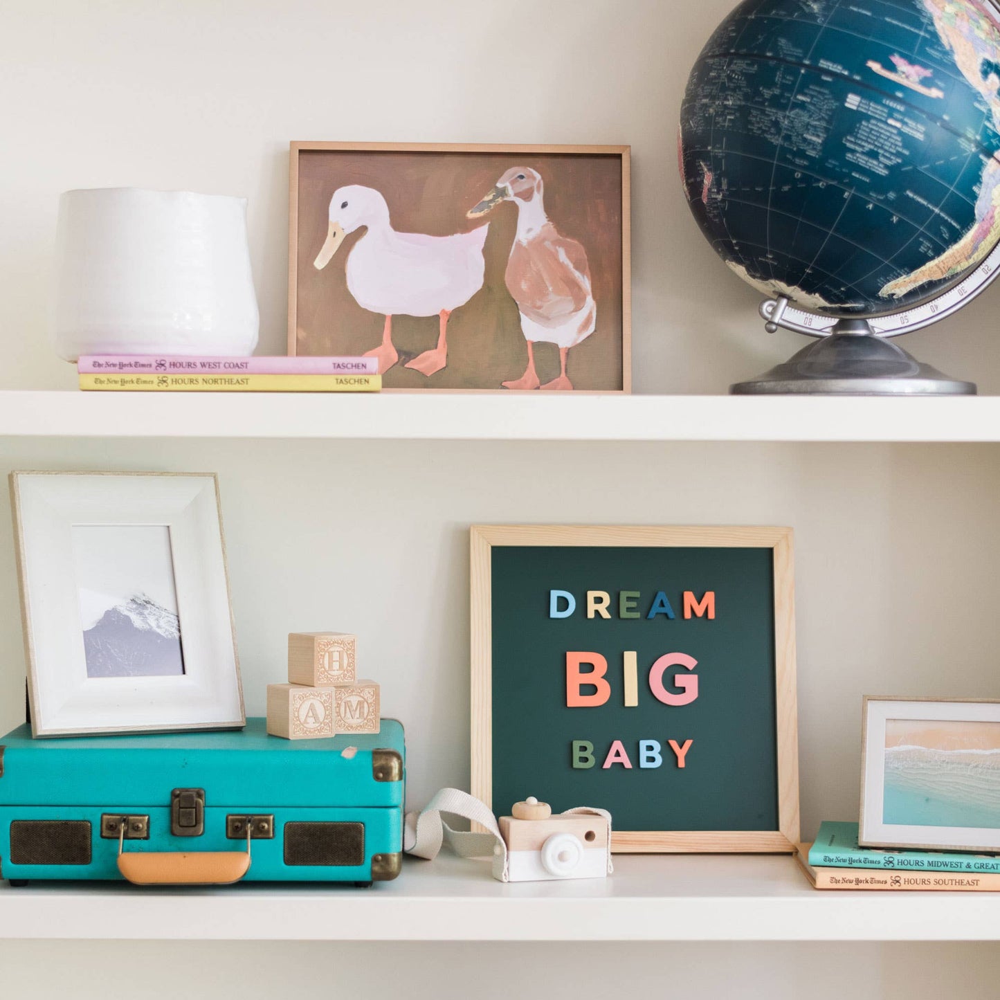 12x12 Green Magnetic Chalkboard by The Type Set Co