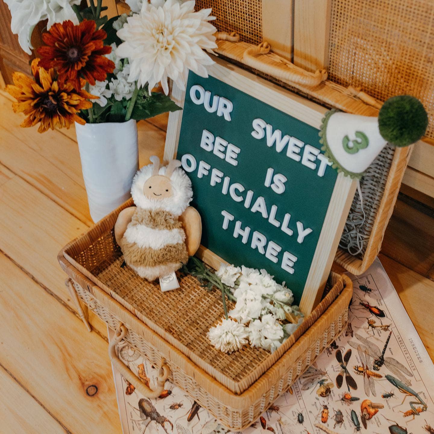12x12 Green Magnetic Chalkboard by The Type Set Co