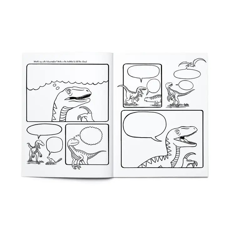 Dinosaurs Coloring + Activity Book