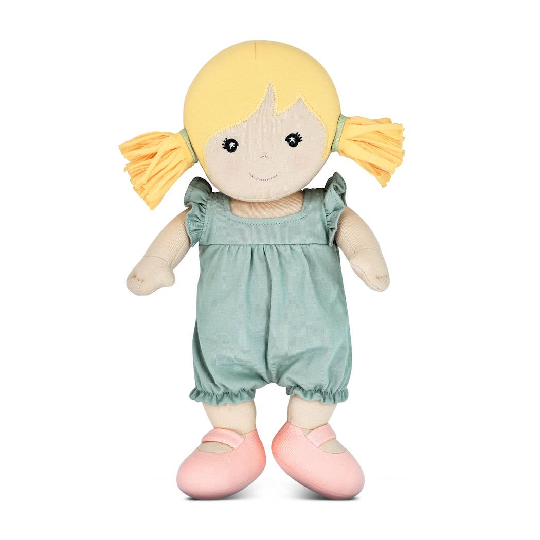 Apple Park Kids Doll - Chloe in Sage
