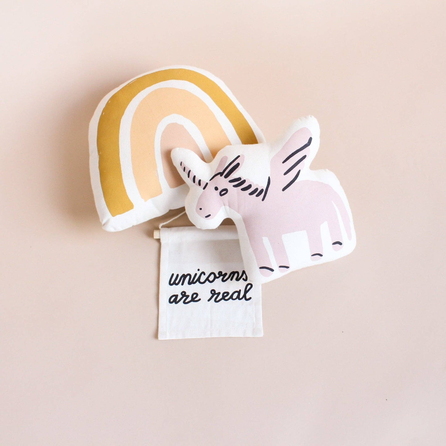 Unicorns are Real Canvas Hang Sign