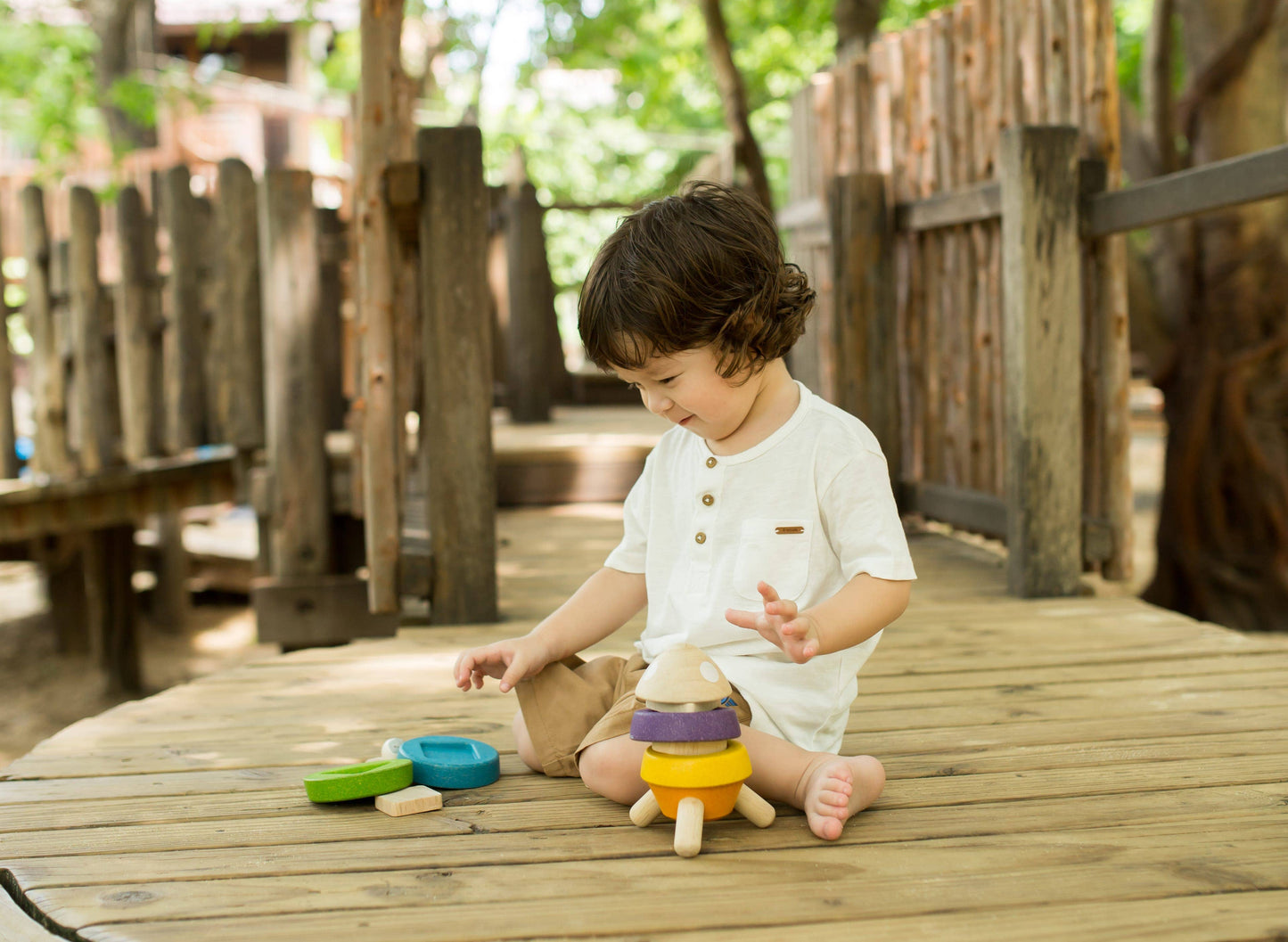 Stacking Rocket by PlanToys