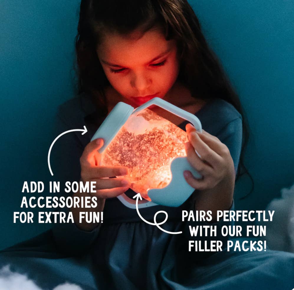 Frosty Blue Sensory Play Jar