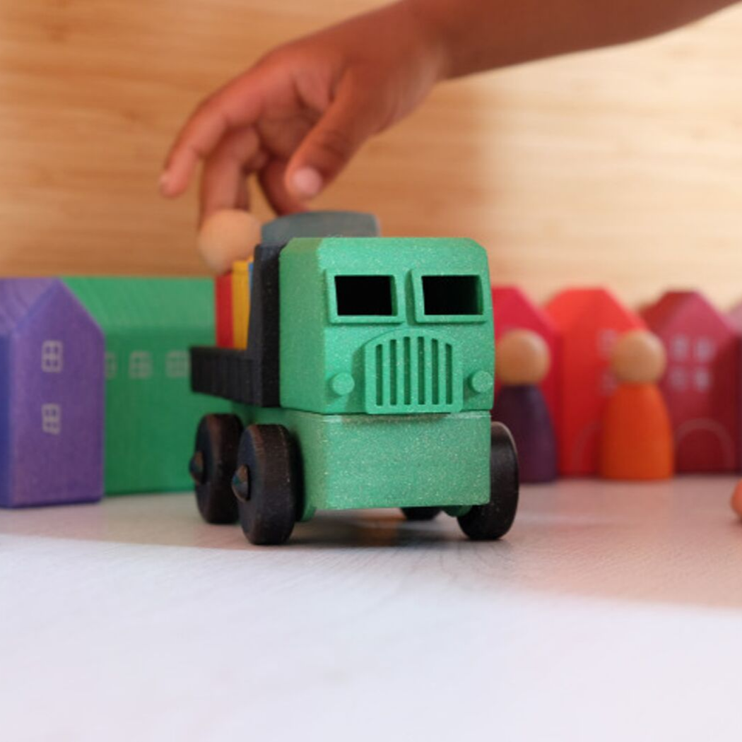Cargo Truck Puzzle Toy by Luke's Toy Factory