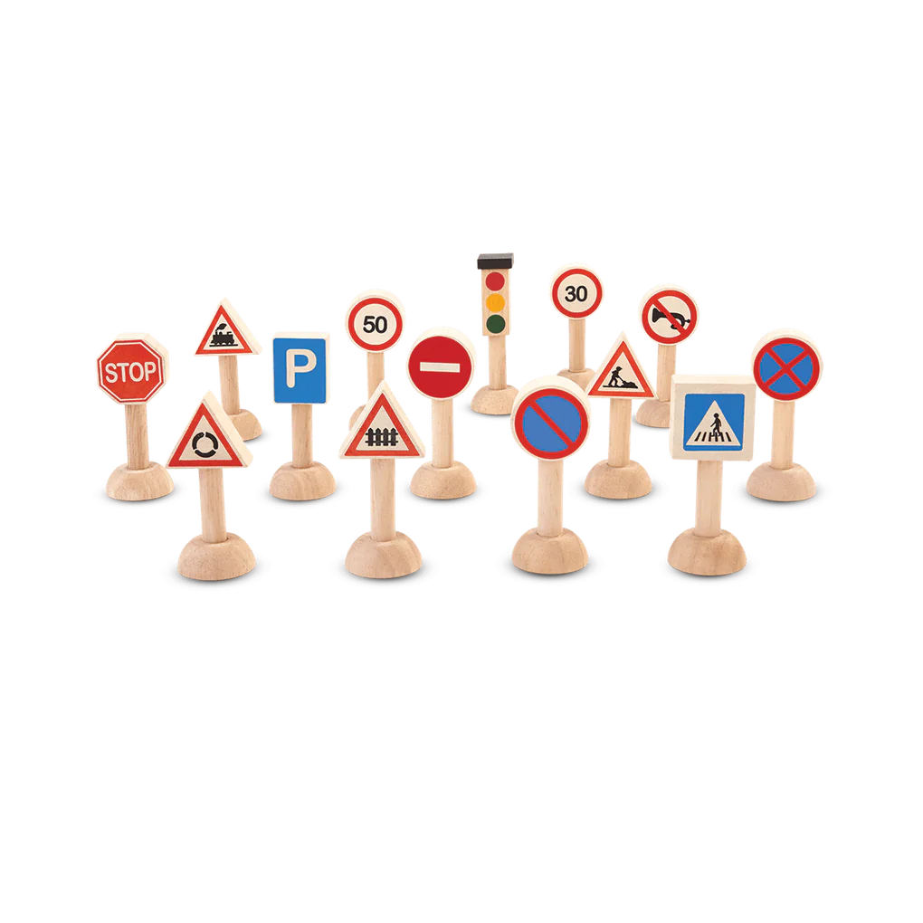 Traffic Signs & Lights Set by PlanToys