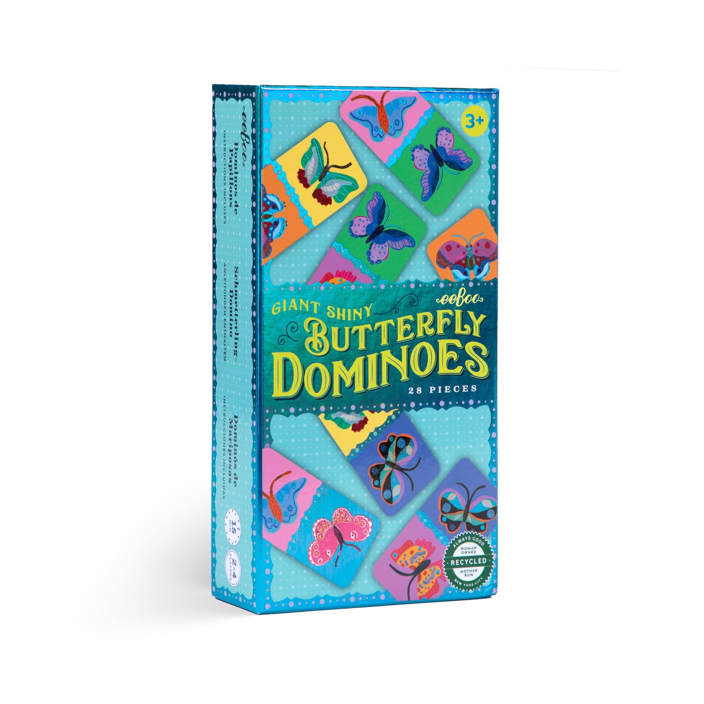 Giant Shiny Butterfly Dominoes by eeBoo