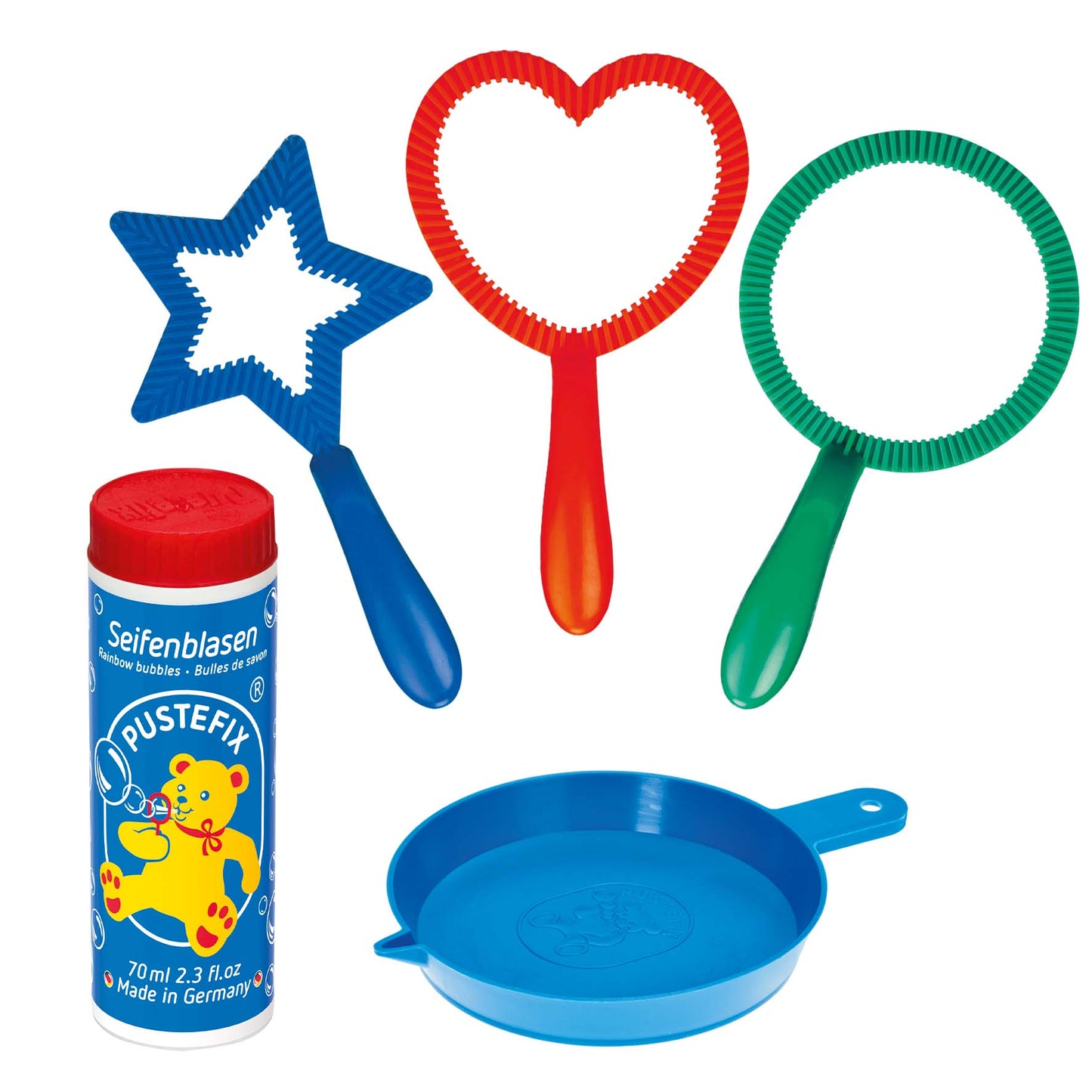 Bubble Blowing Set with Rings by Pustefix