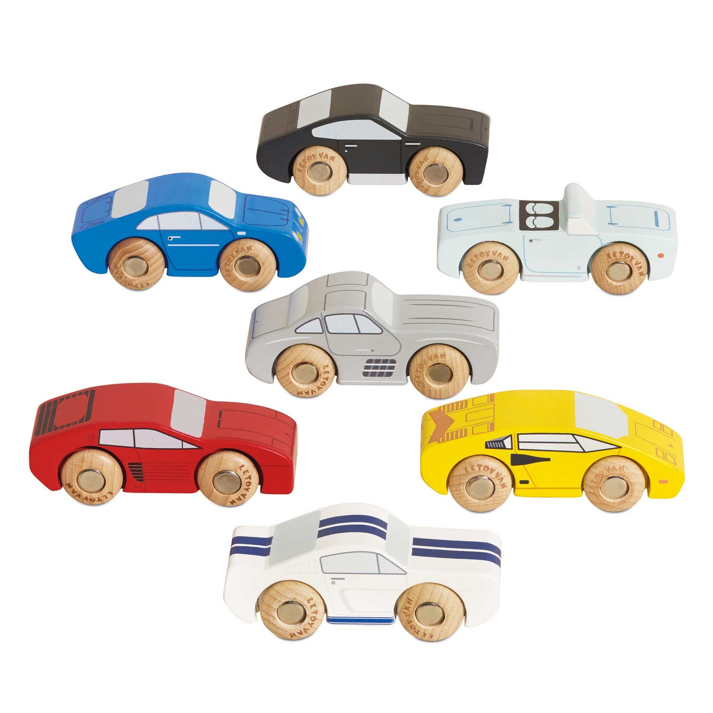 Classic Wooden Sports Cars by Le Toy Van