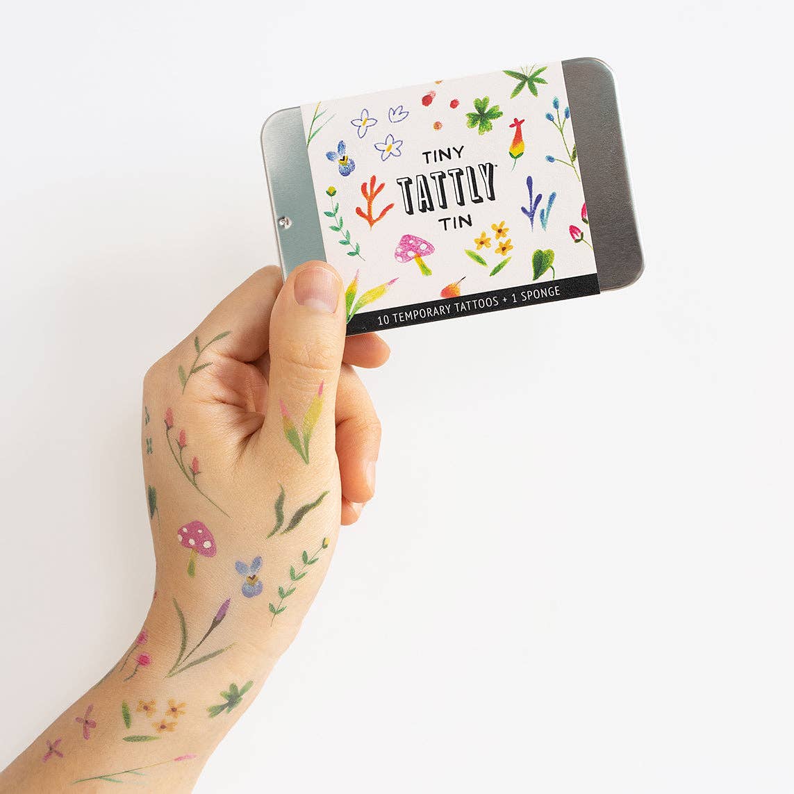 Tiny Imaginary Garden Tattoo Tin - Tattly
