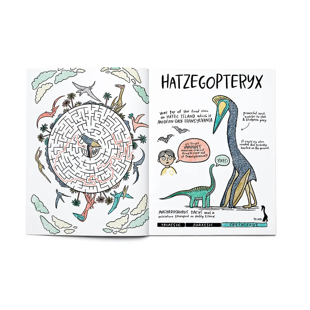 Dinosaurs Coloring + Activity Book