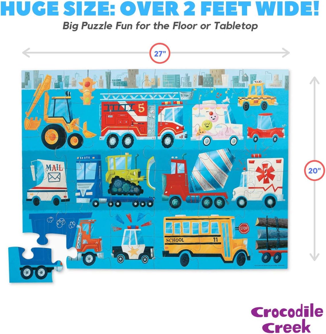 Vehicles - 36 Piece Floor Puzzle