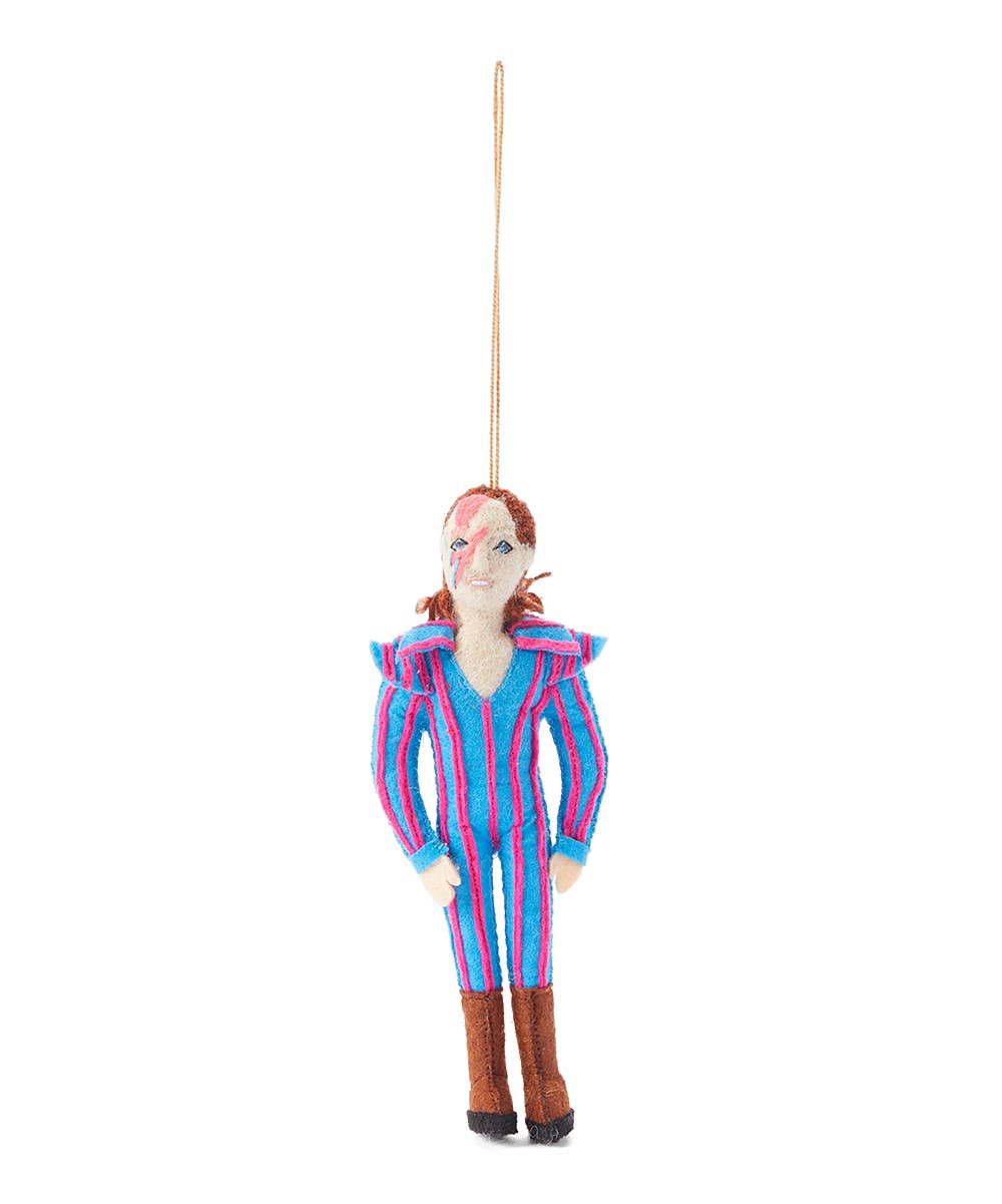 David Bowie Felt Ornament