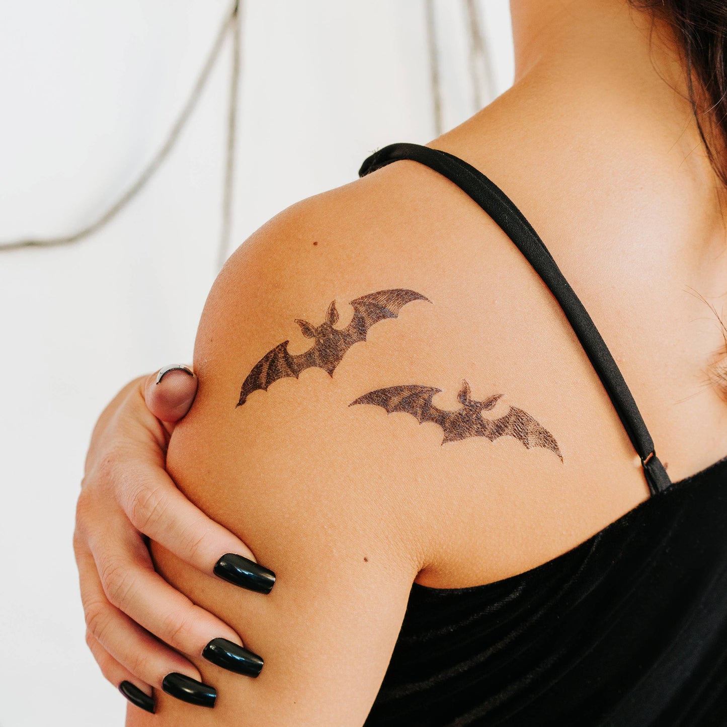 Vampire Bat Temporary Tattoo Pair - Tattly