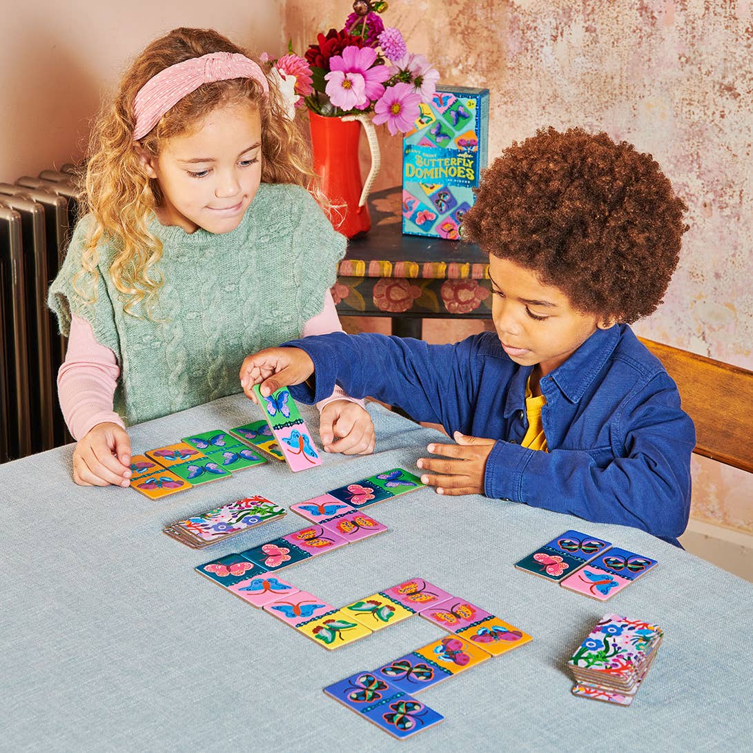 Giant Shiny Butterfly Dominoes by eeBoo