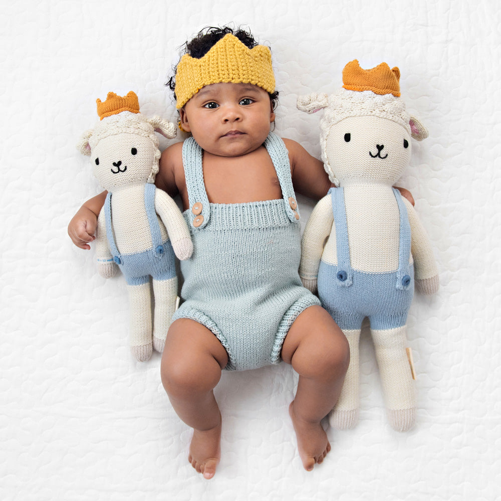 Sebastian the Lamb Cuddle Cuddle + Kind Knit Stuffed Animal