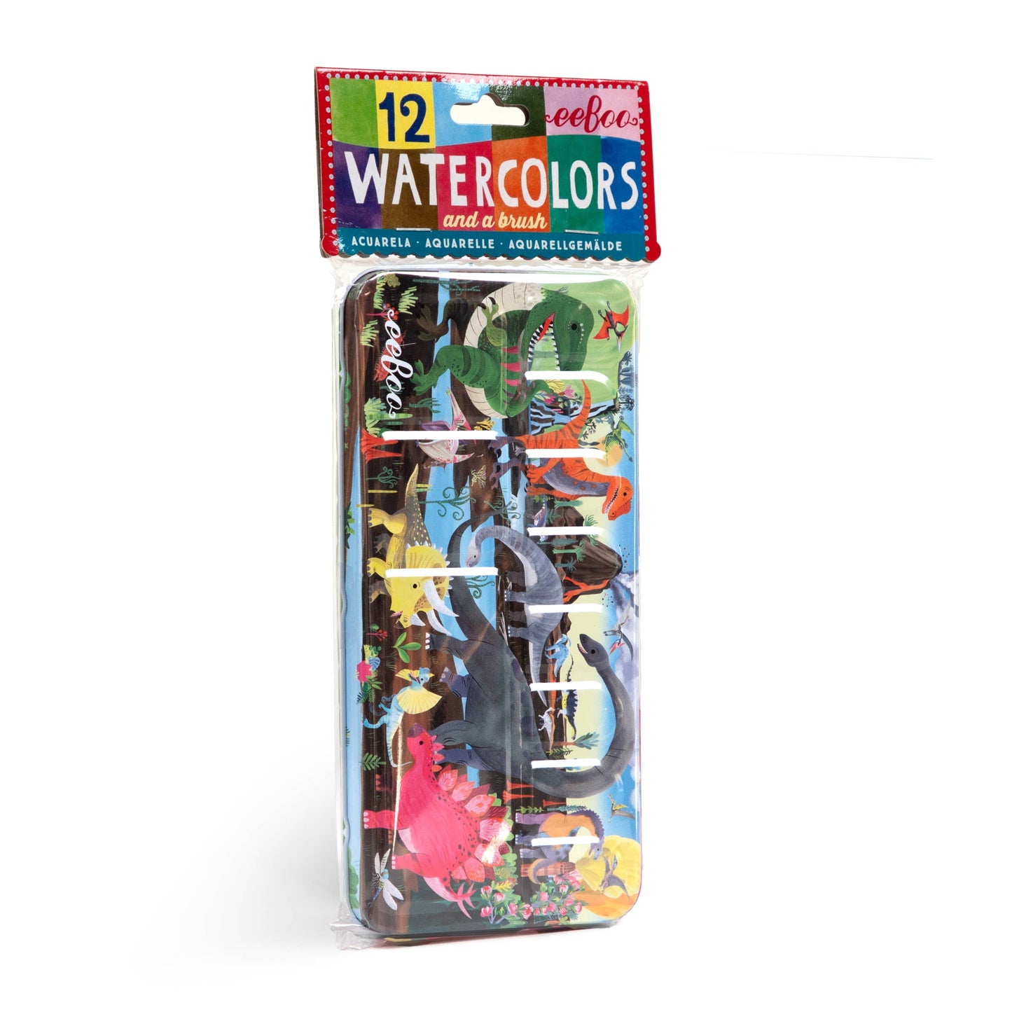 Dinosaur - Watercolor Tin Paint Set by eeBoo