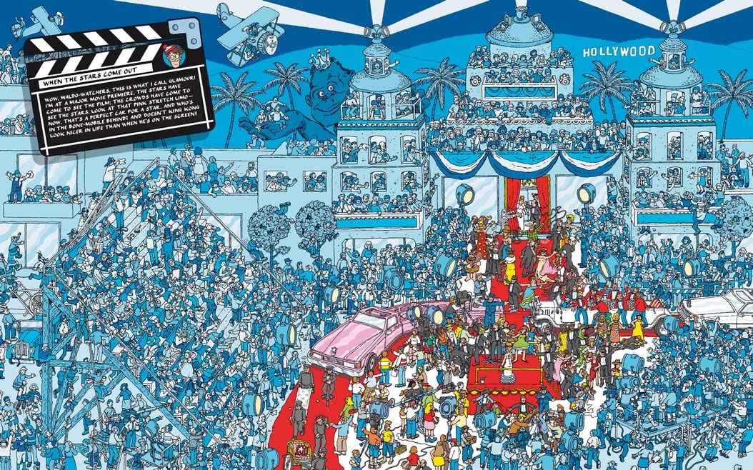 Where's Waldo? in Hollywood Paperback Book