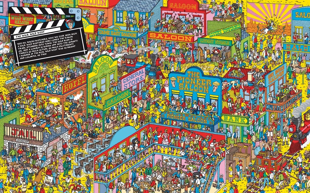 Where's Waldo? in Hollywood Paperback Book