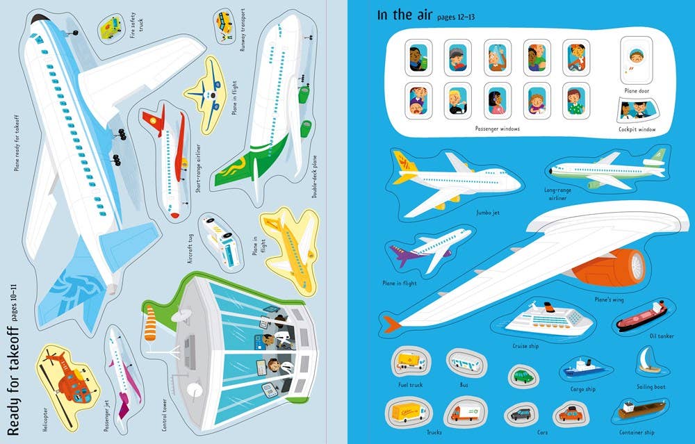 First Sticker Book: Airport by Usborne
