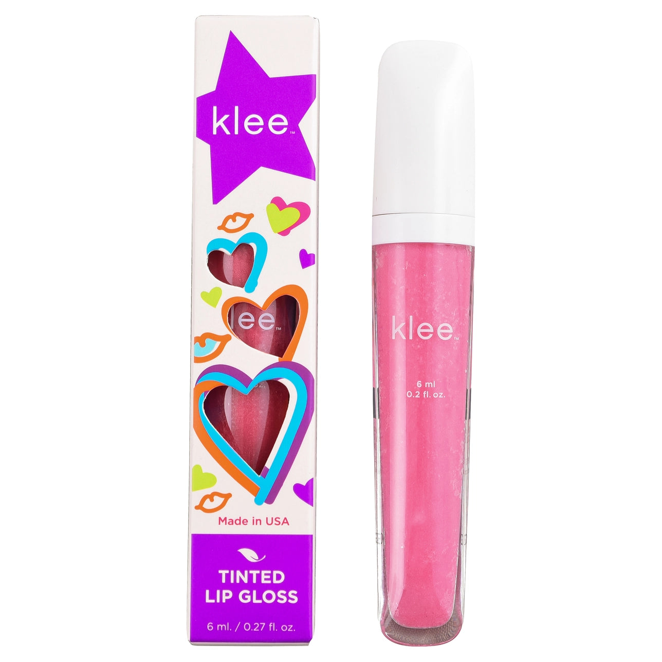 Natural Tinted Lip Gloss by Klee Naturals