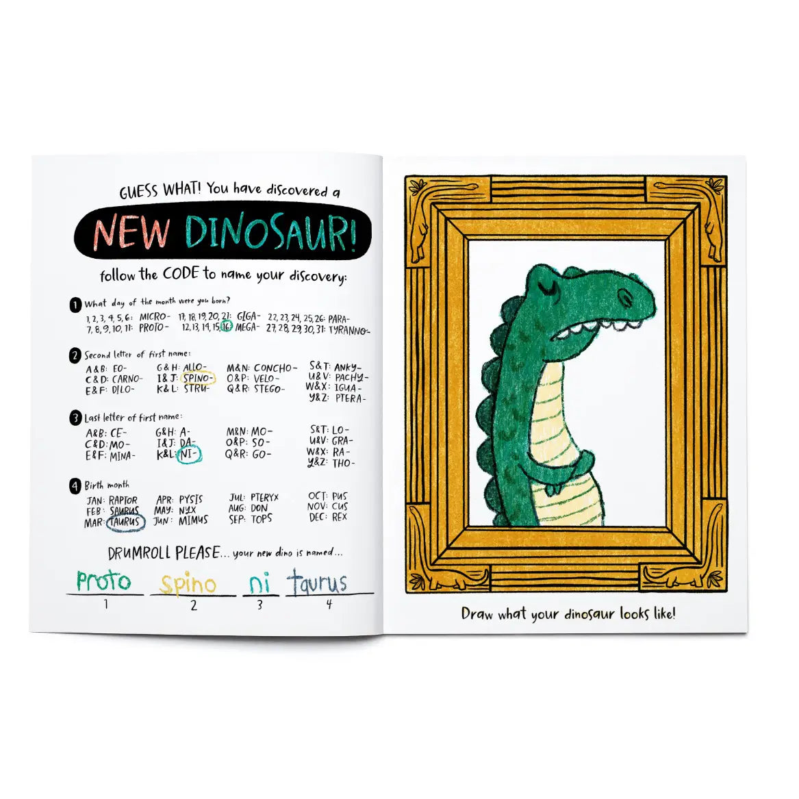 Dinosaurs Coloring + Activity Book