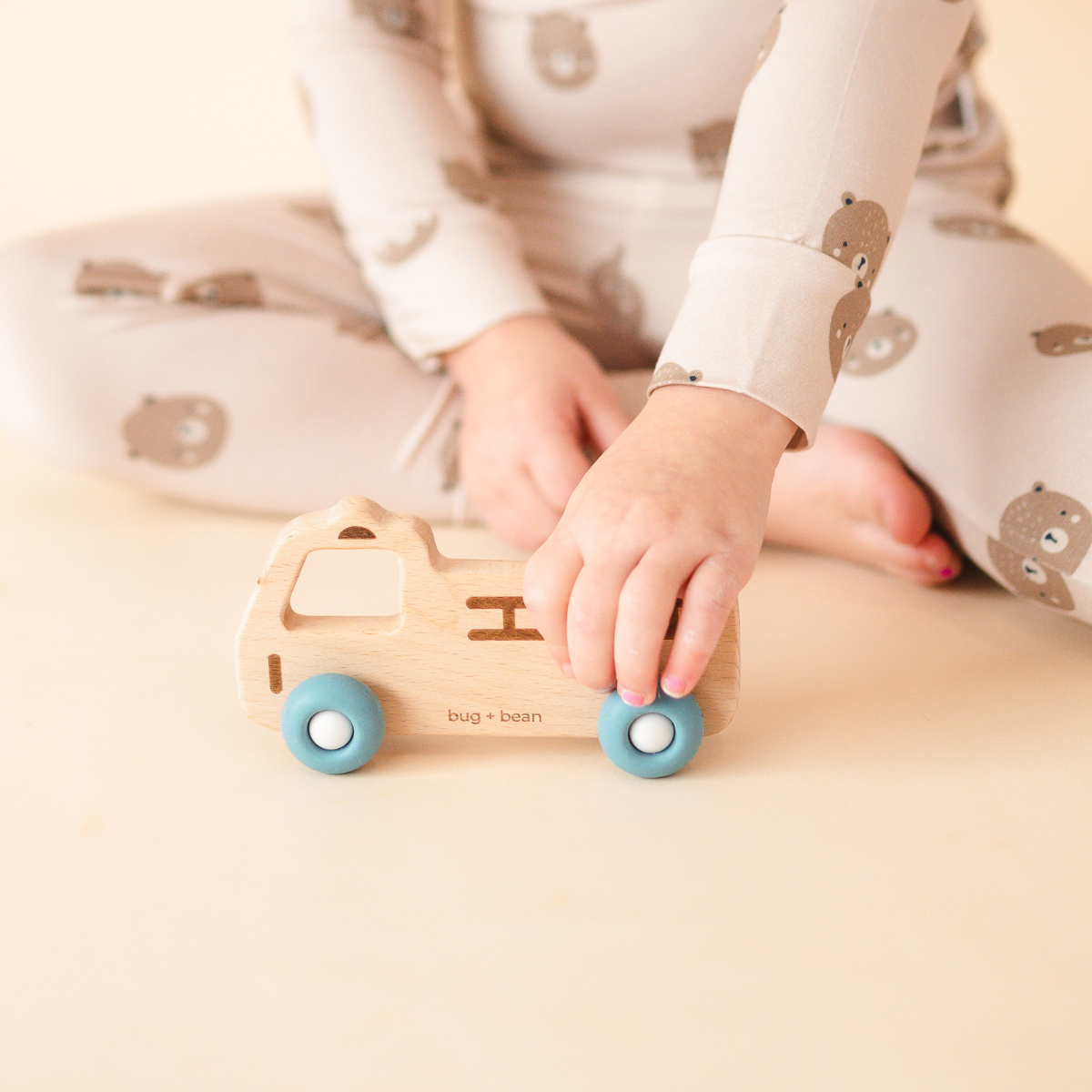 Wooden Toy Fire Engine | Wheelies Collection