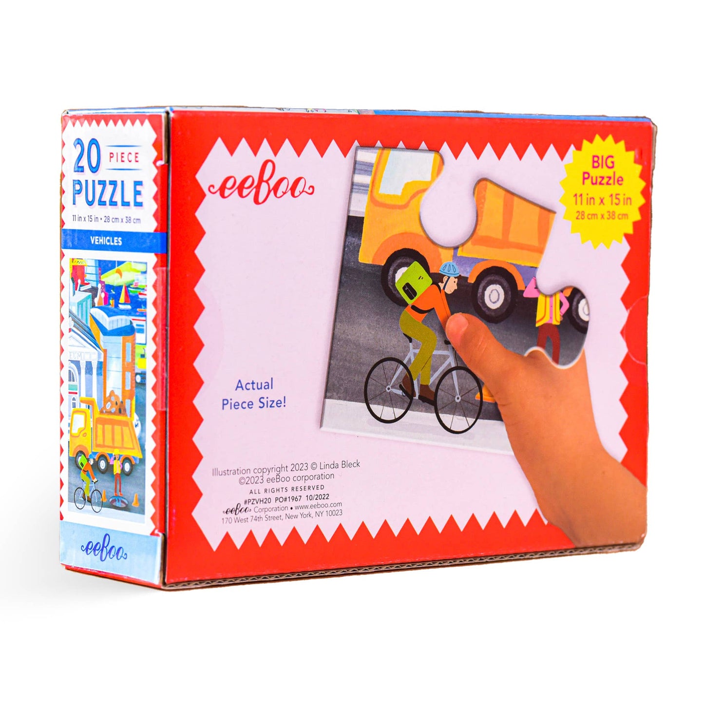 Vehicles 20 Piece Puzzle by eeBoo