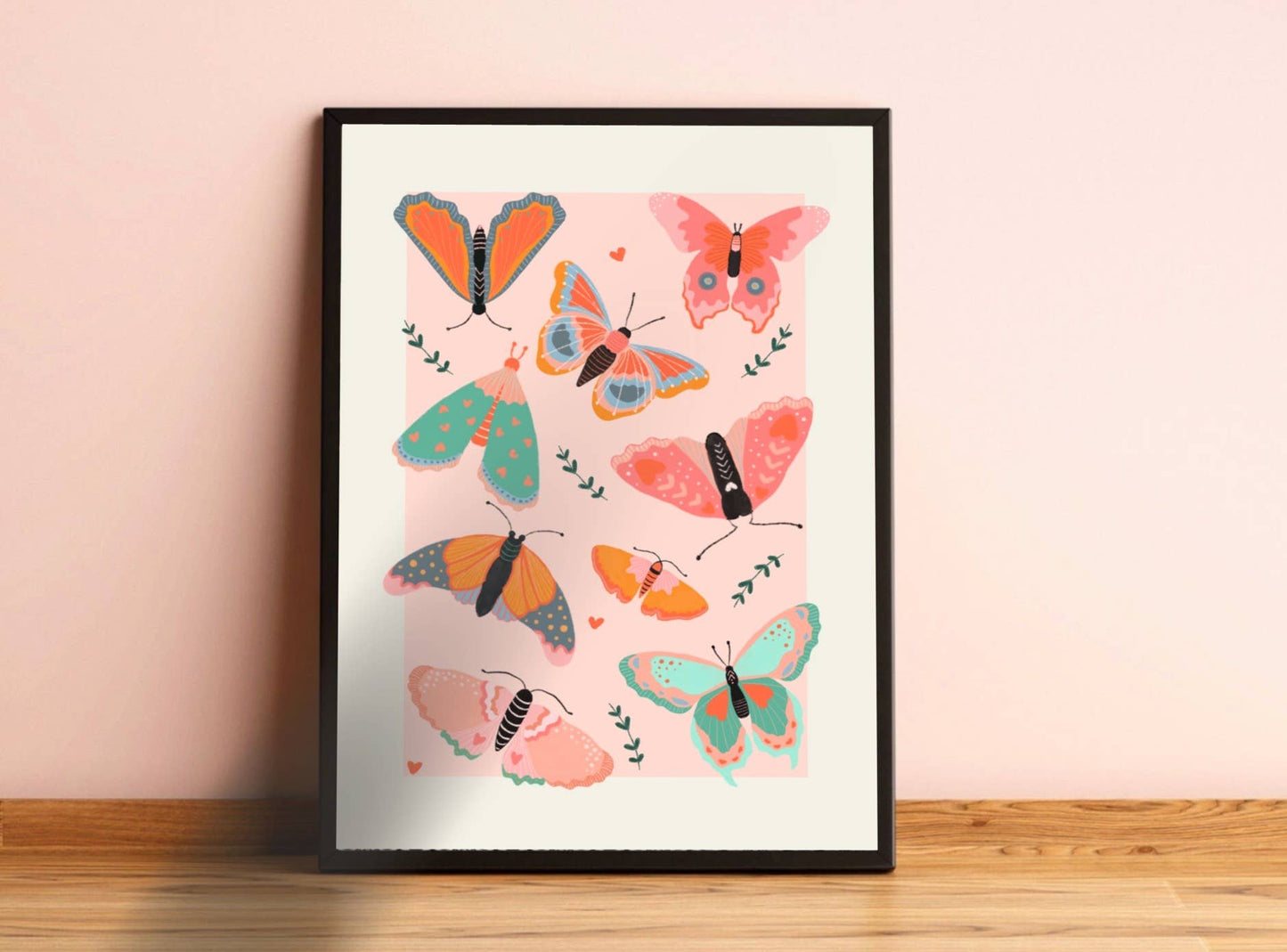 Colorful Butterfly Art Print