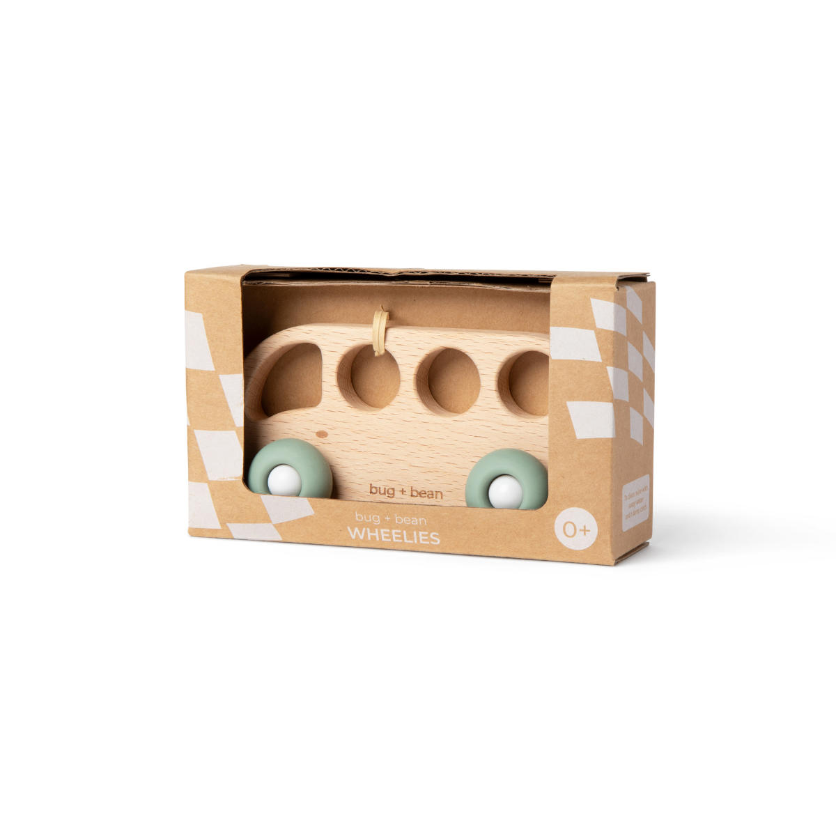 Wooden Toy Tractor | Wheelies Collection
