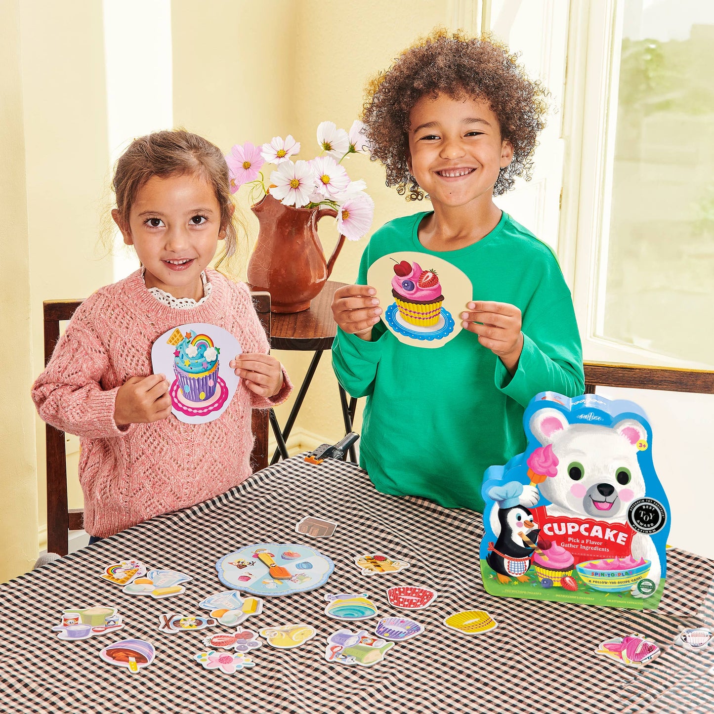 Cupcake Shaped Spinner Game - eeBoo
