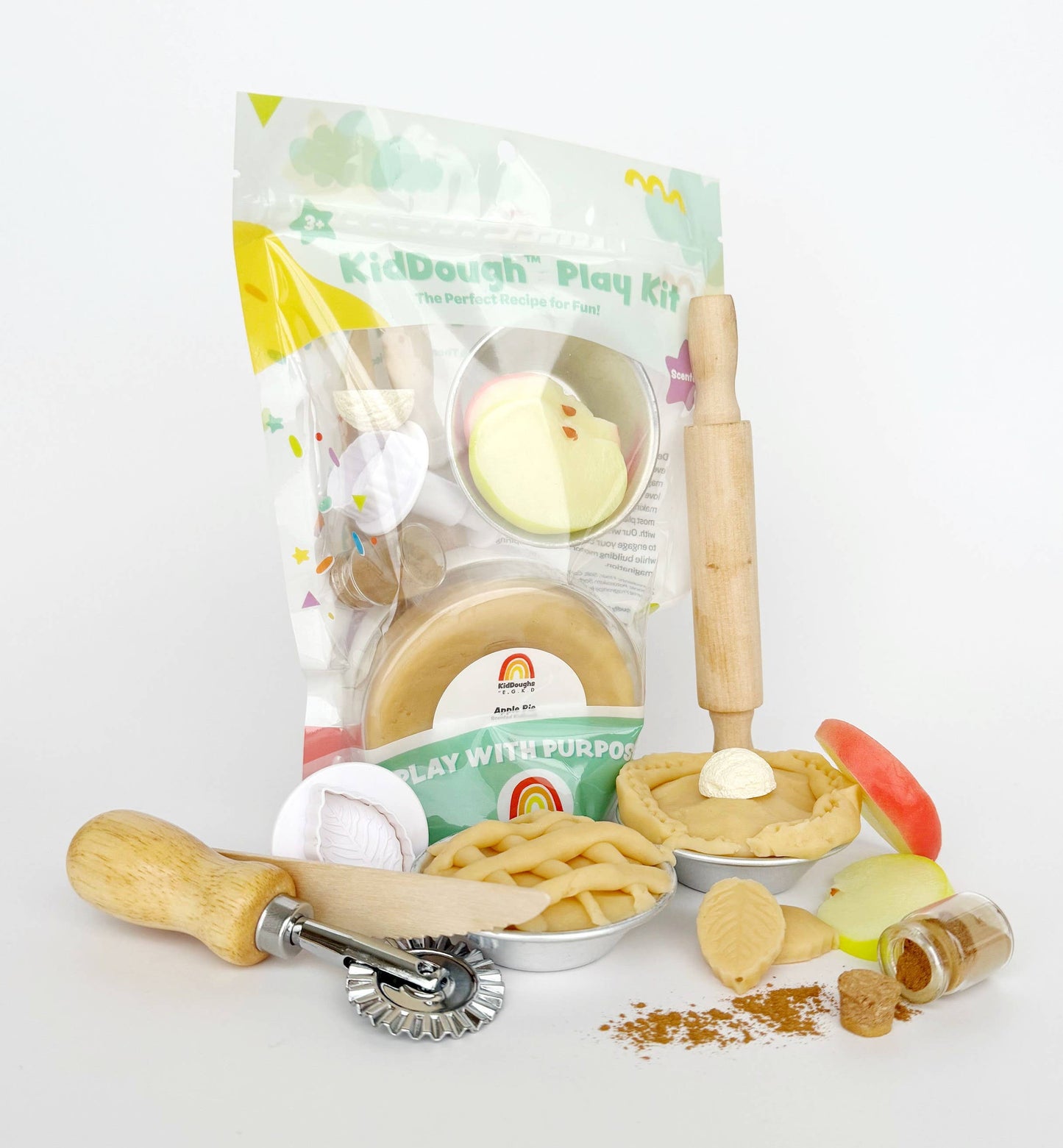 Apple Pie KidDough Sensory Play Kit