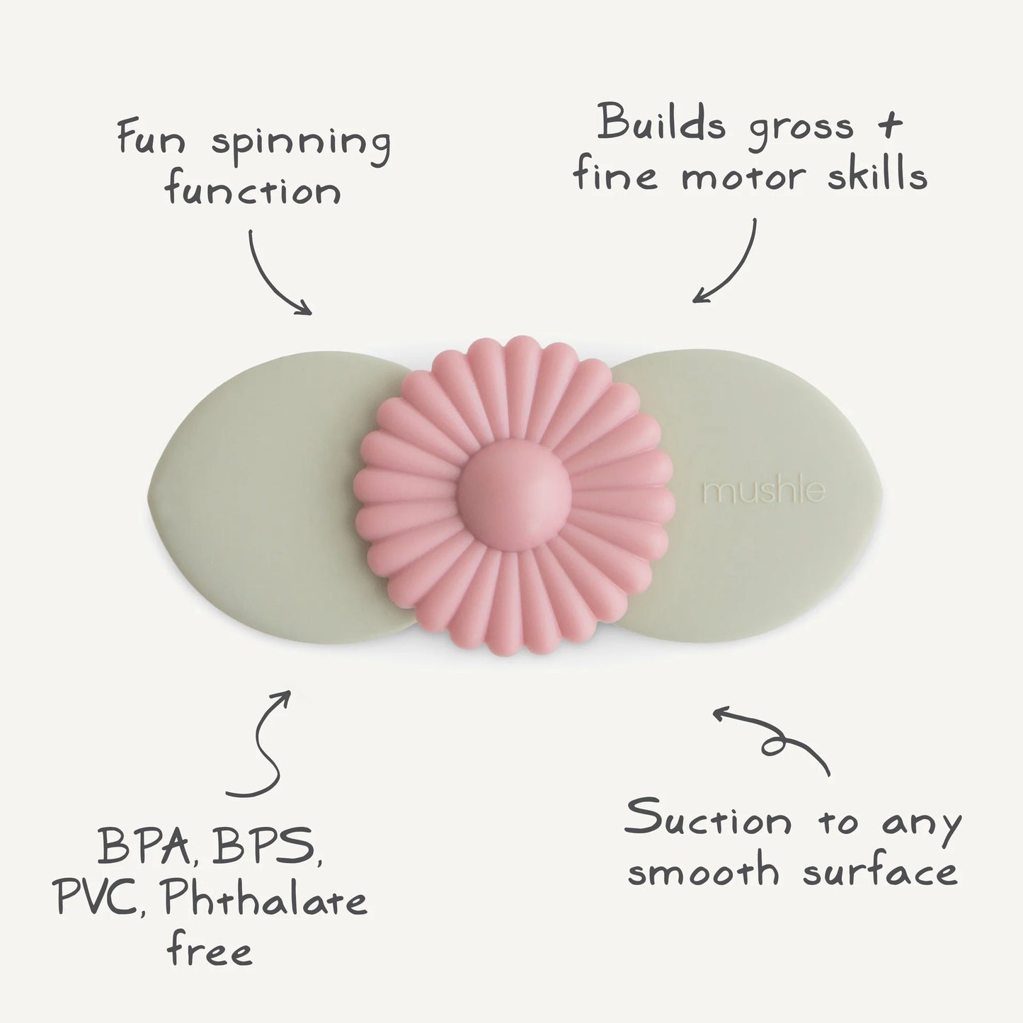 Blossom Suction Spinner Toy by mushie