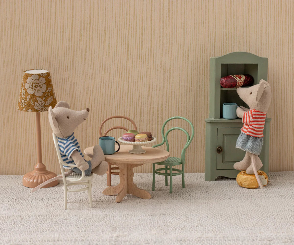 Oval Dining Table, Mouse, by Maileg