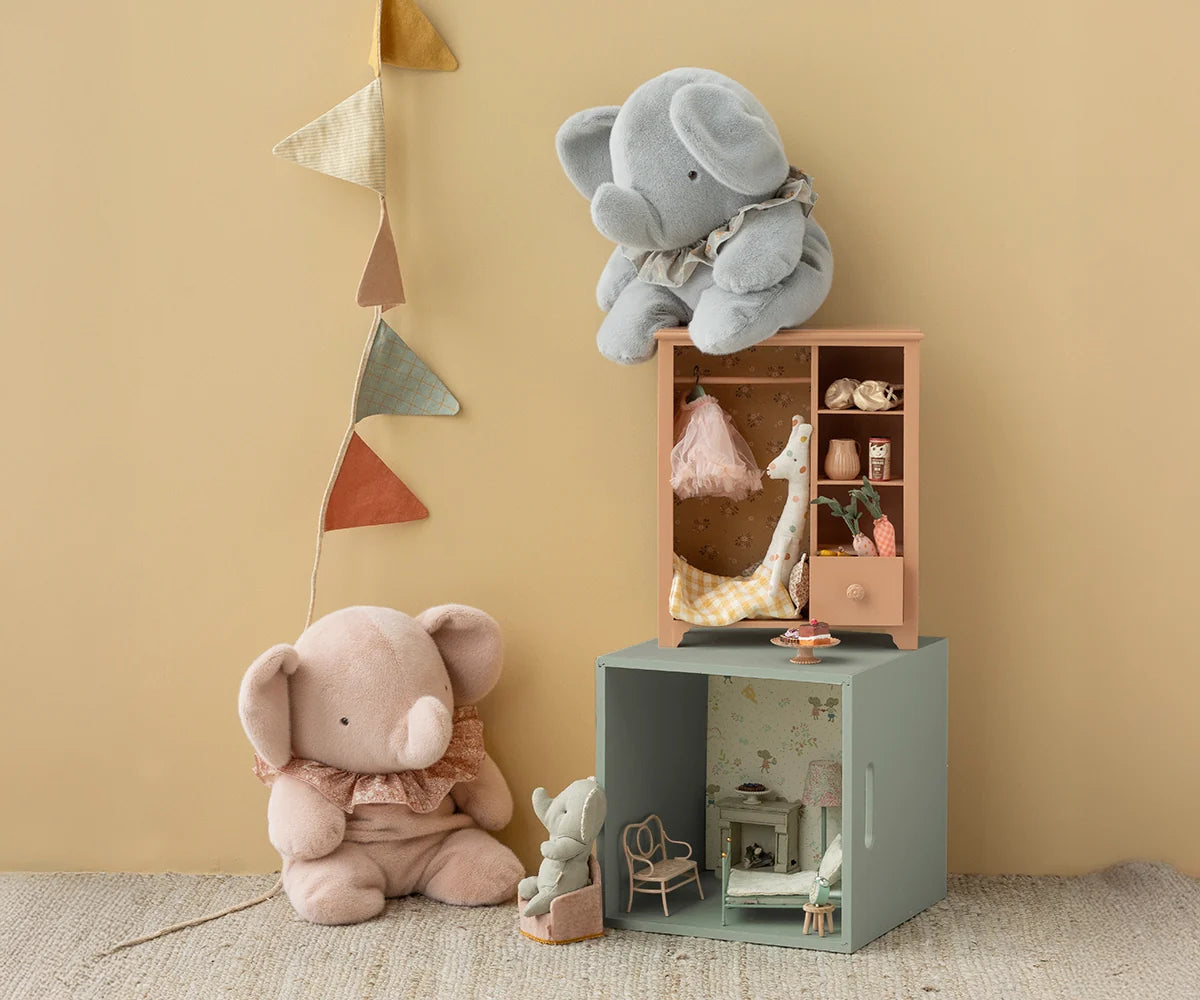 Elephant Plush, Big, Powder