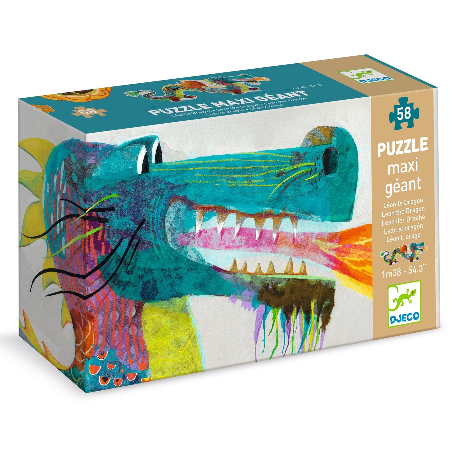 Leon the Dragon - 58 Piece Puzzle