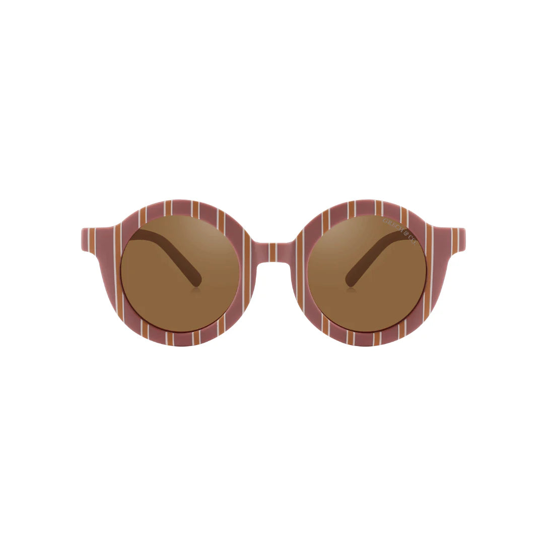 Grech & Co Original Round Sunglasses - Vintage Stripe - Child Size