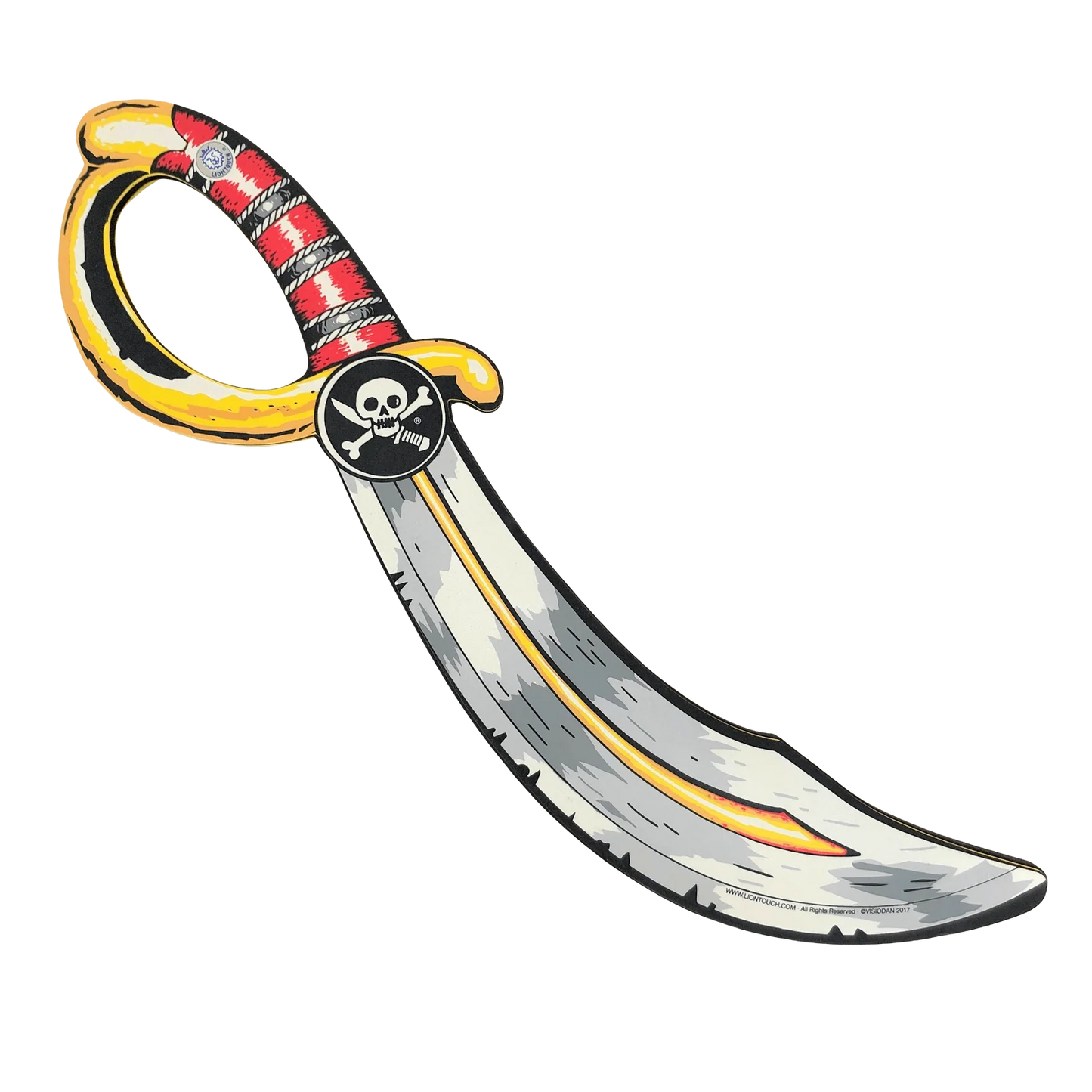 Yellow Pirate Saber Foam Sword