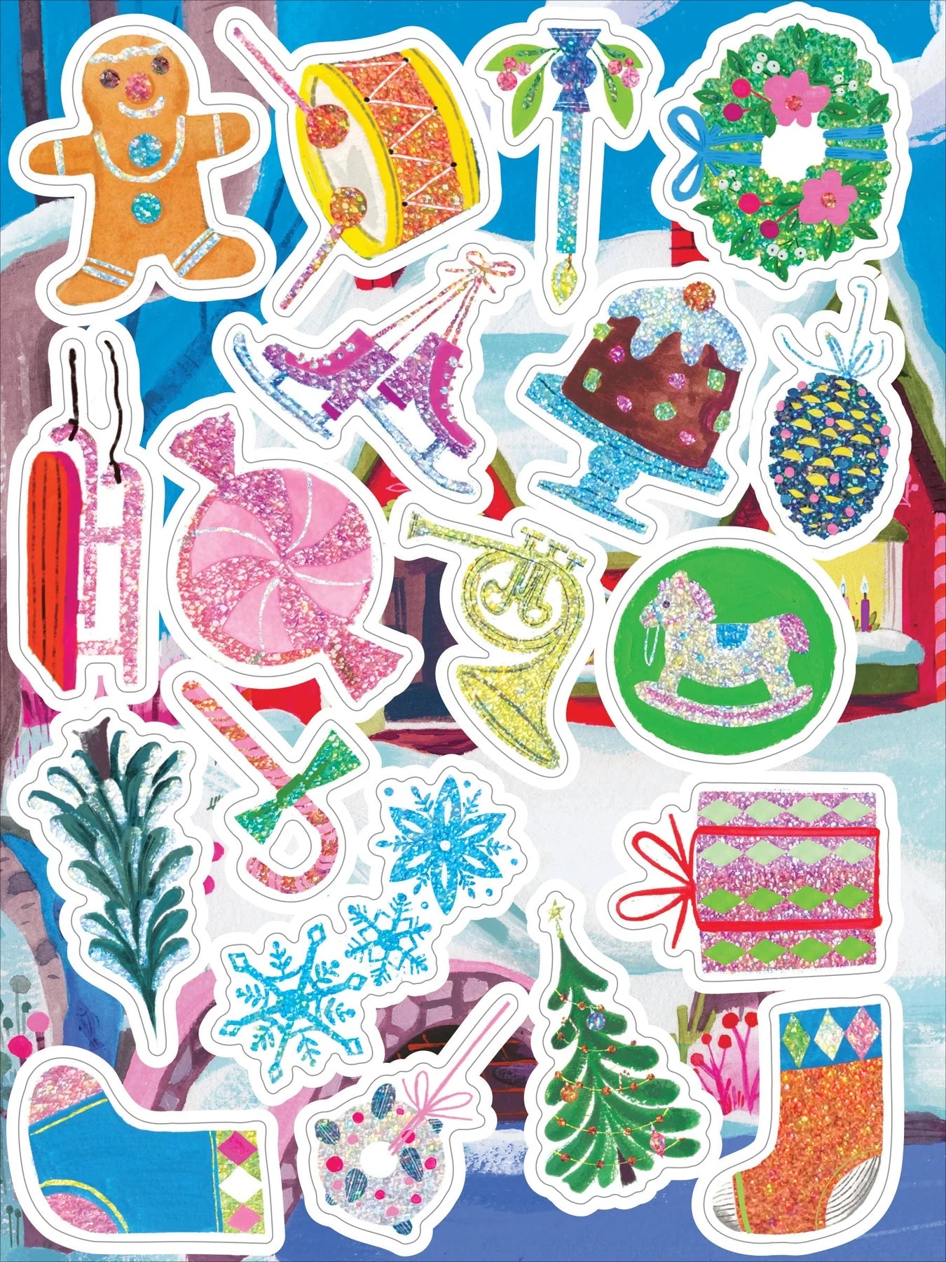 Holiday in the Woods Stickers by eeBoo