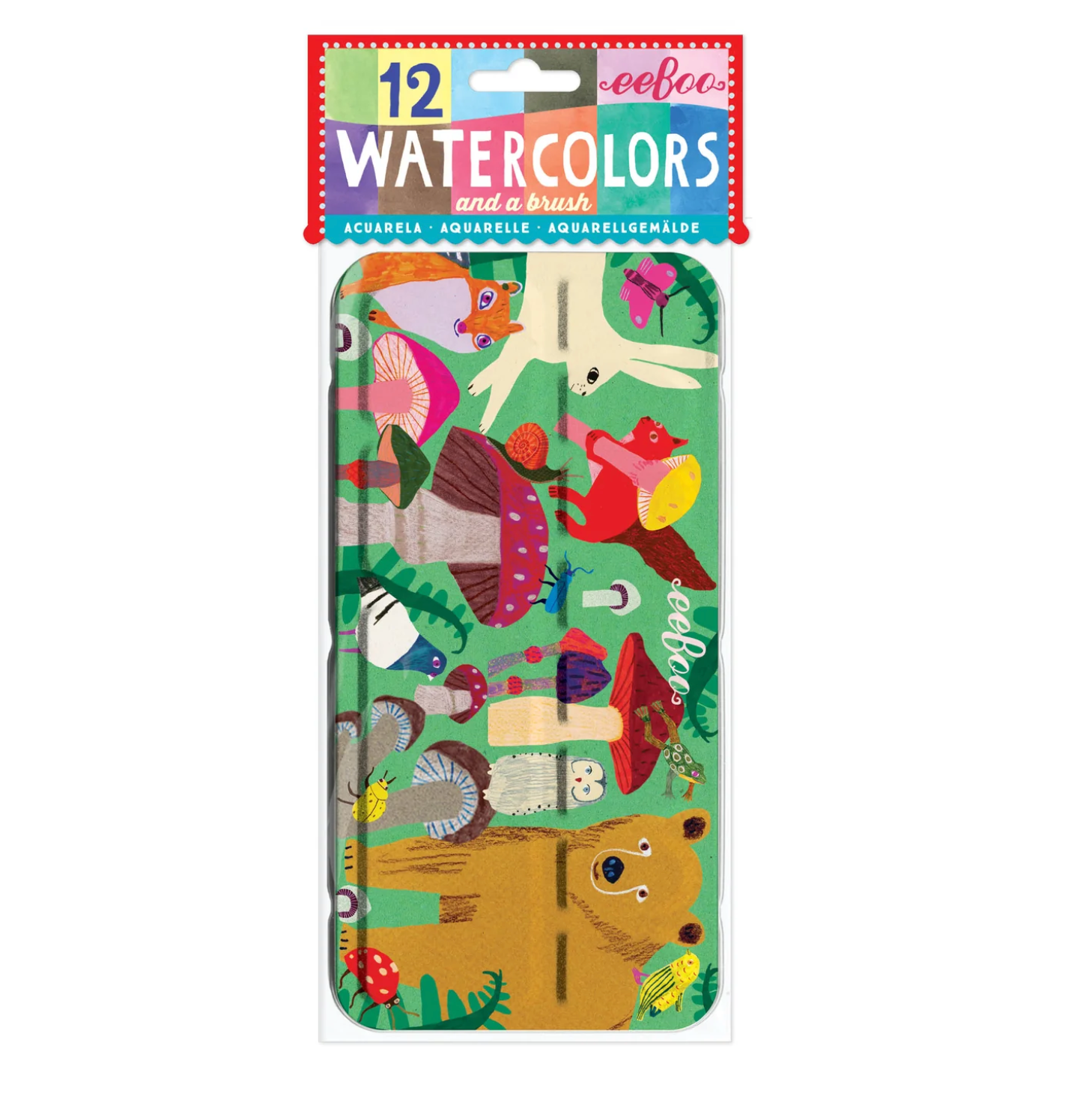 Watercolor Tin by eeBoo - Asst